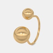 The Sphered Top Open Ring - thumb 1
