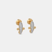 The Veloria J Hoop Earrings - thumb 4