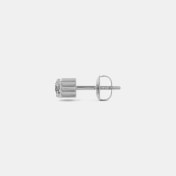 The Platinum Cube Solitaire Stud For Him - thumb 4