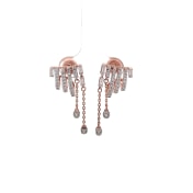 The Urbanite Dangle Hoop Earrings - thumb 2