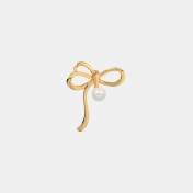 The Tiana Bow Stud Earrings - thumb 7