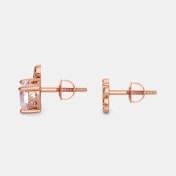 The Amor Rose Quartz Mismatch Earrings - thumb 4