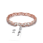 The Regal Lotus Round Bangle - thumb 2