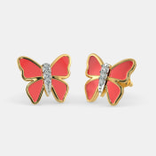 The Red Butterfly Earrings for Kids - thumb 1