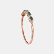 The Velryssa Oval Bangle - thumb 4