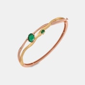 The Goldenbranch Oval Bangle - thumb 1