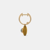 The Nalithra Dangle Hoop Earrings - thumb 7