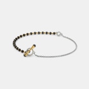 The Toggle lock Mangalsutra Bracelet - thumb 4