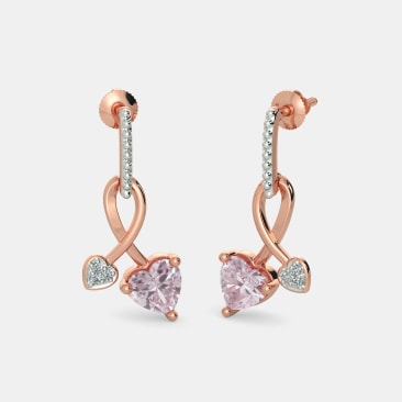 The Dona Rose Quartz Earrings