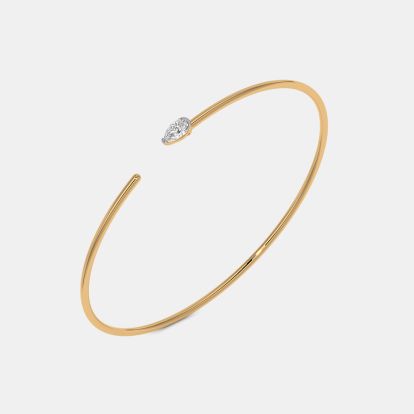The Nylo Solitaire Twister Bangle - image 1