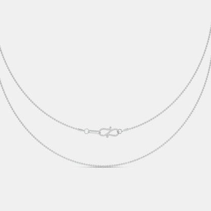 The White Gold Cable Chain | BlueStone.com
