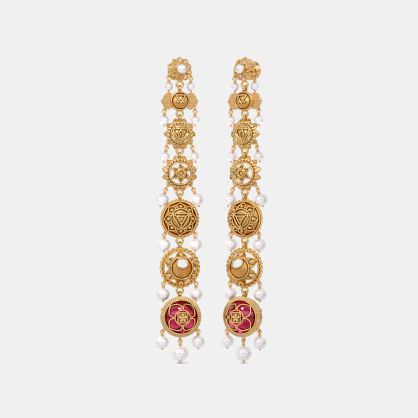The Chakras Shoulder Duster Earrings