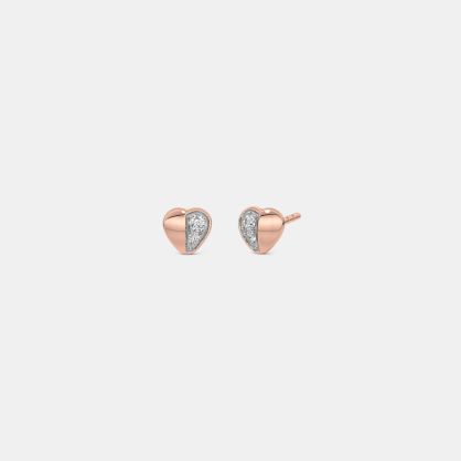 The Laene Heart Kids Stud Earrings