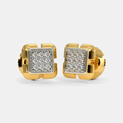 The Vance Pave Stud Earrings