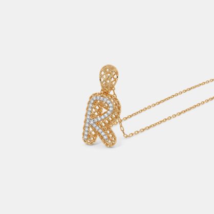 The Plump R Initial Pendant