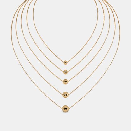 The Sphered Layered Necklace