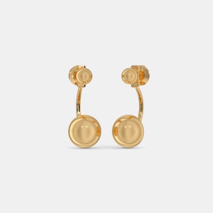 The Sphered Front Back Earrings
