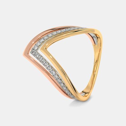 The Floy Chevron Ring
