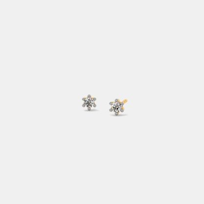 The Ailana Multi Pierced Stud Earrings