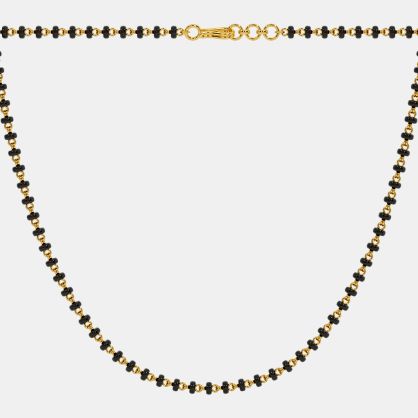 The Microbead Mangalsutra Single Line Full Chain