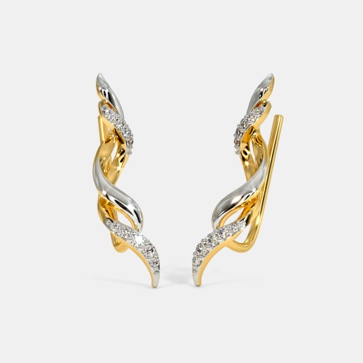 The Entwined Ribbon Ear Cuffs