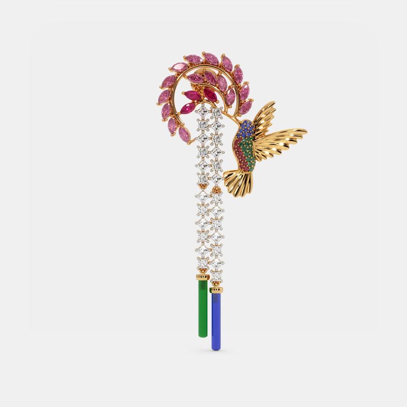 The Hummingbird Drop Earrings - image 7
