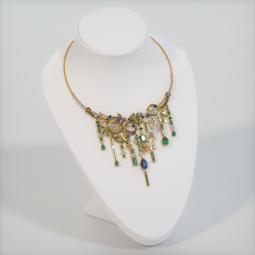 The Rainforest Statement Necklace - image 4