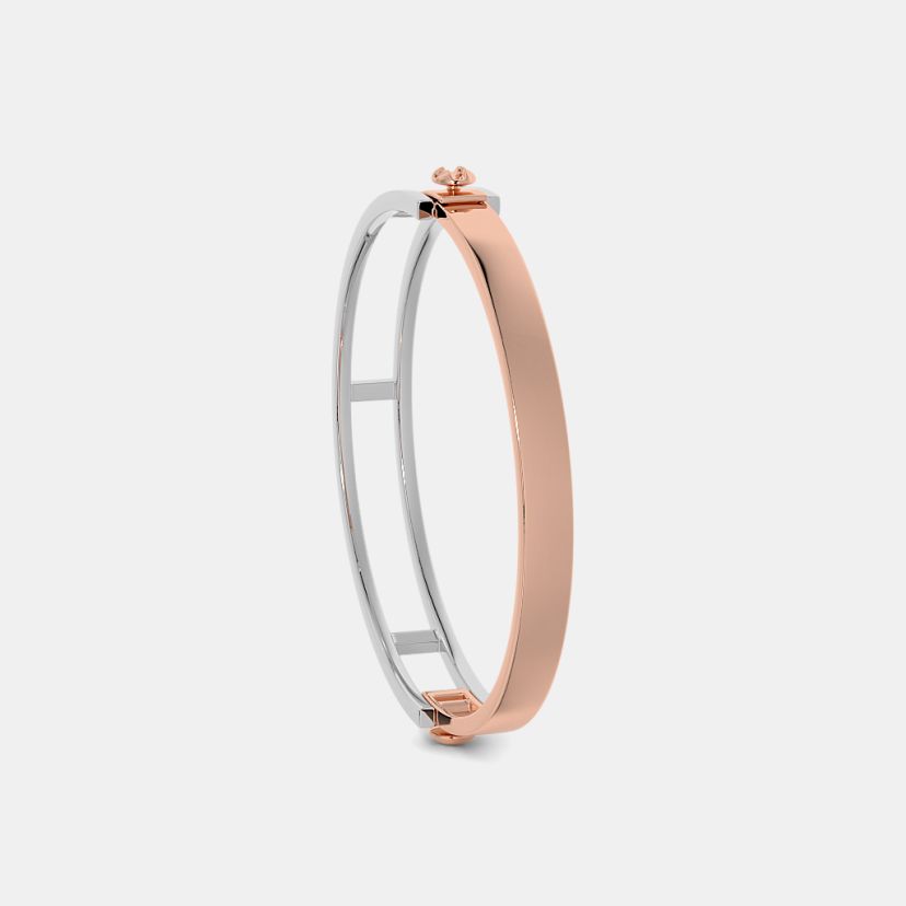 The Attached Together Oval Bangle - image 5