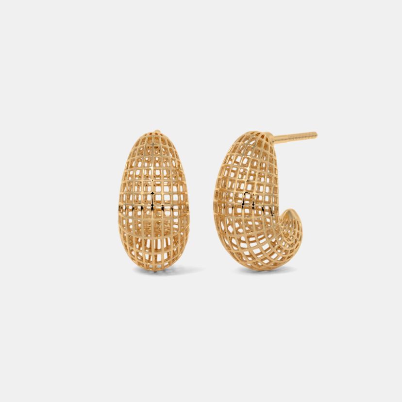 The Bahareh Huggie Earrings - image 1