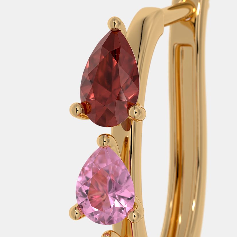 The Mislavina Huggie Earrings - image 4