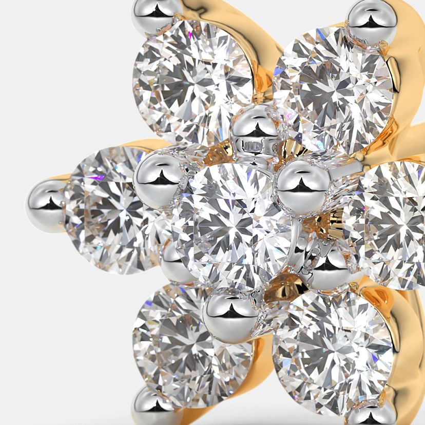 The Hamsa Earrings - Angle View 1