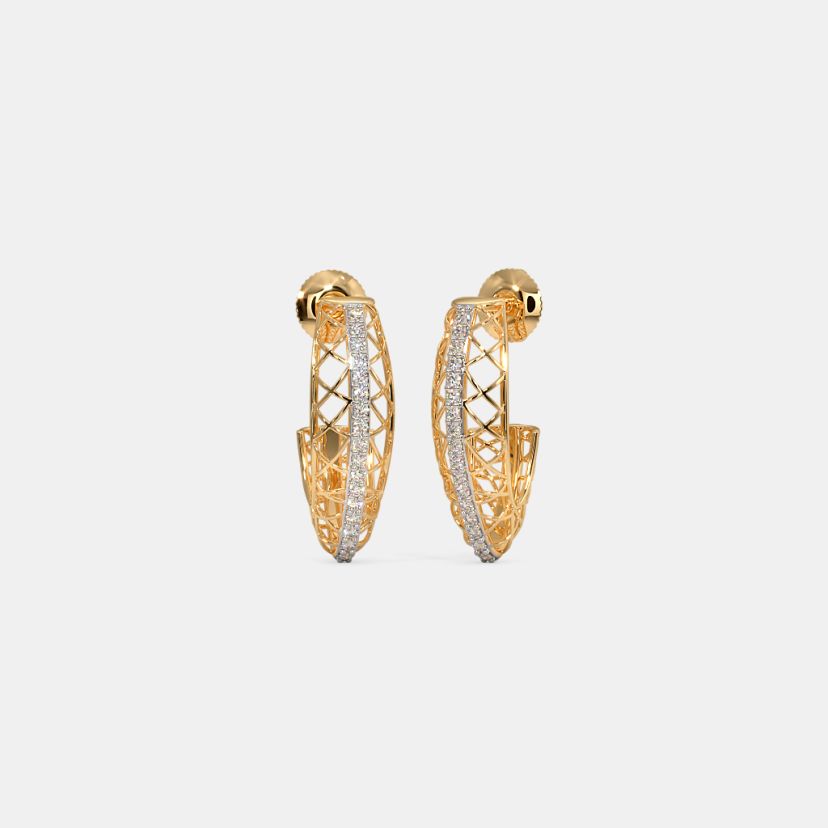 The Lineal J Hoop Earrings - image 1