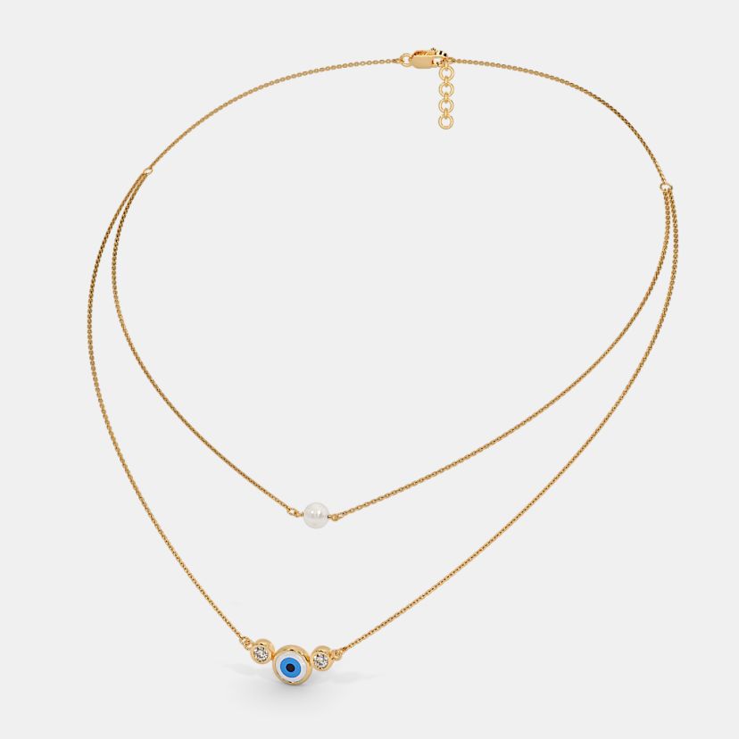 The Serenith Evil Eye Layered Necklace - image 3