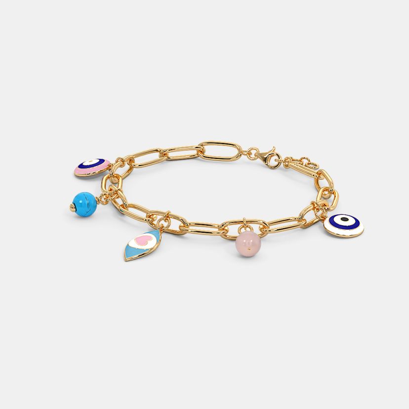 The Zahria Evil Eye Charm Bracelet - image 4