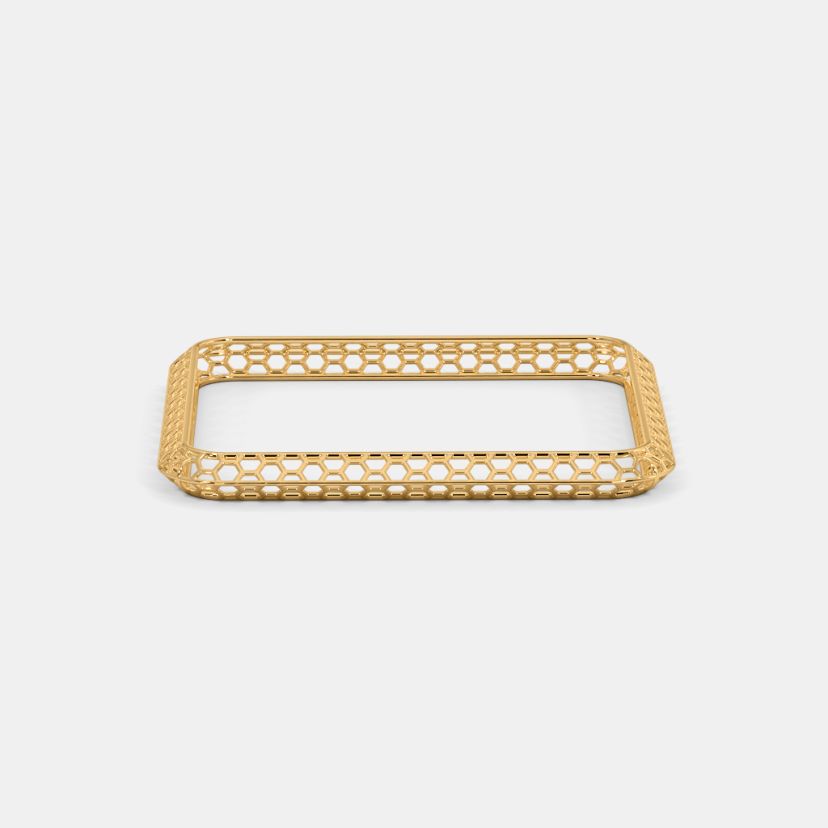 The Aurivera Geometric Bangle - image 4