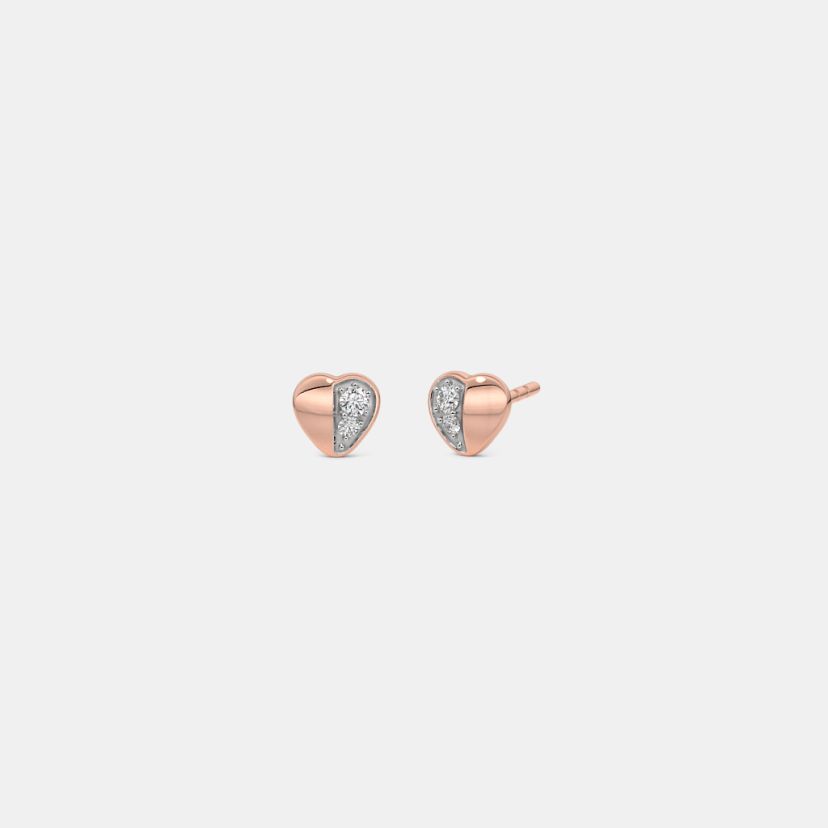 The Laene Heart Kids Stud Earrings - image 1