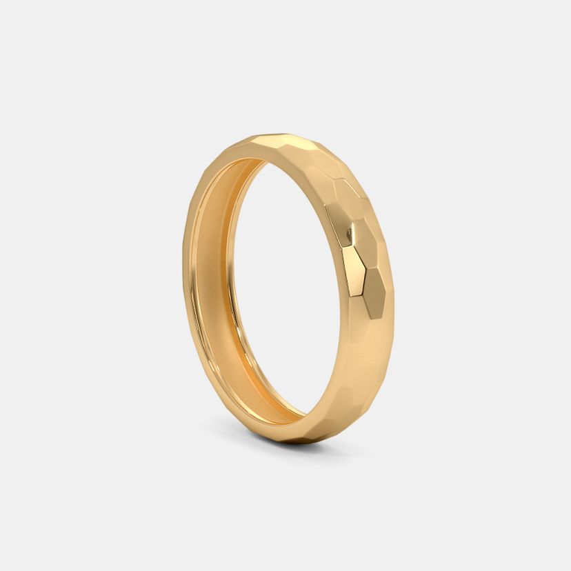The Nubia Textured Band Ring - image 6
