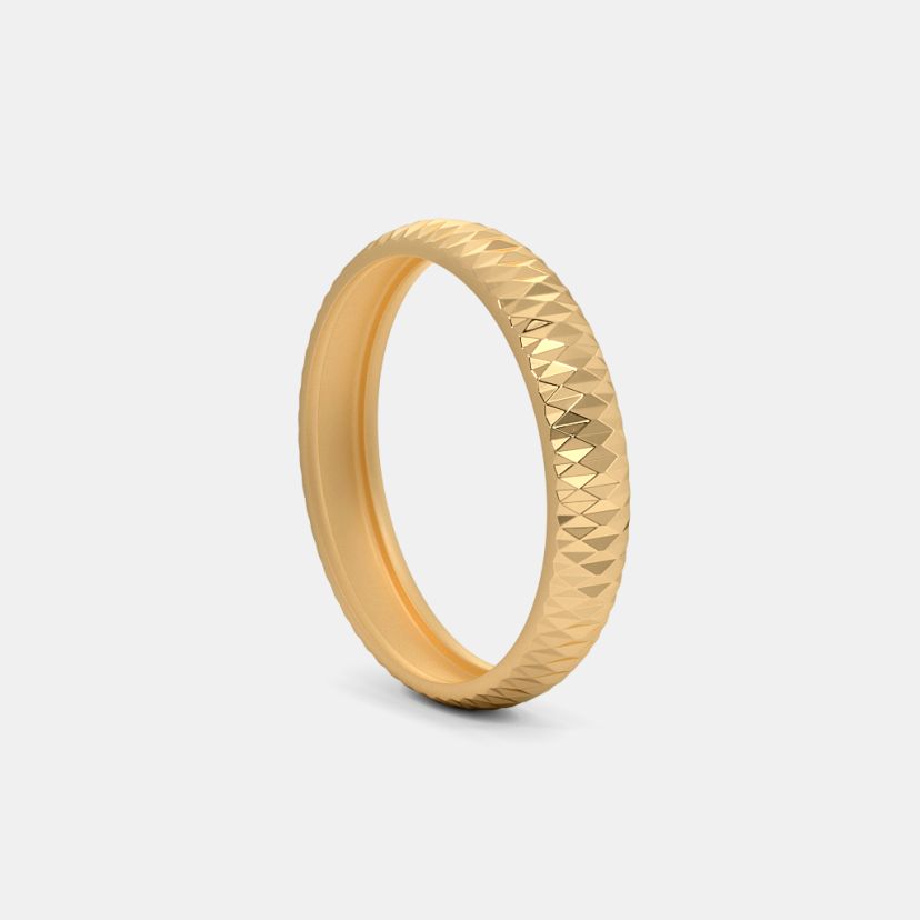 The Tesni Textured Band Ring - image 6
