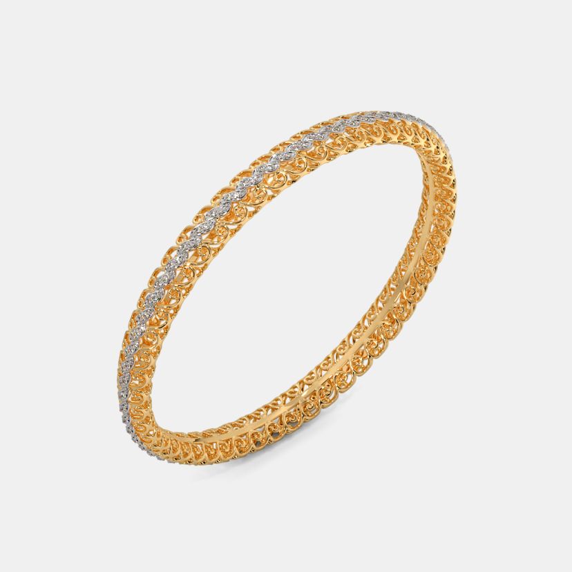 Buy 10 Grams to 20 Grams Gold BanglesDesigns Online BlueStone India s 1 Online Jewellery Brand