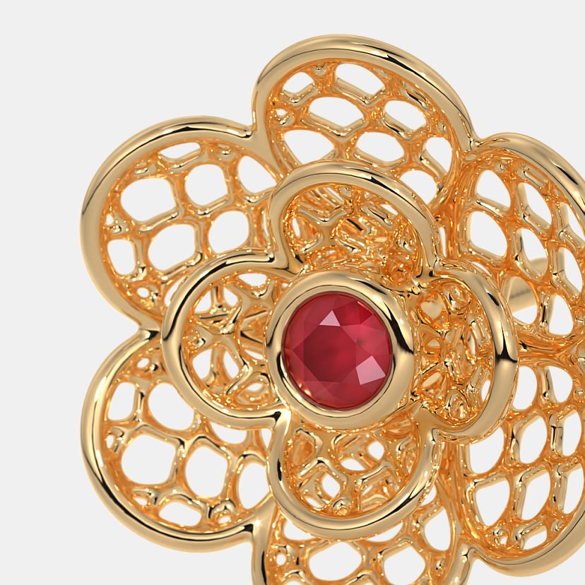 The Camilla Lattice Stud Earrings - image 5