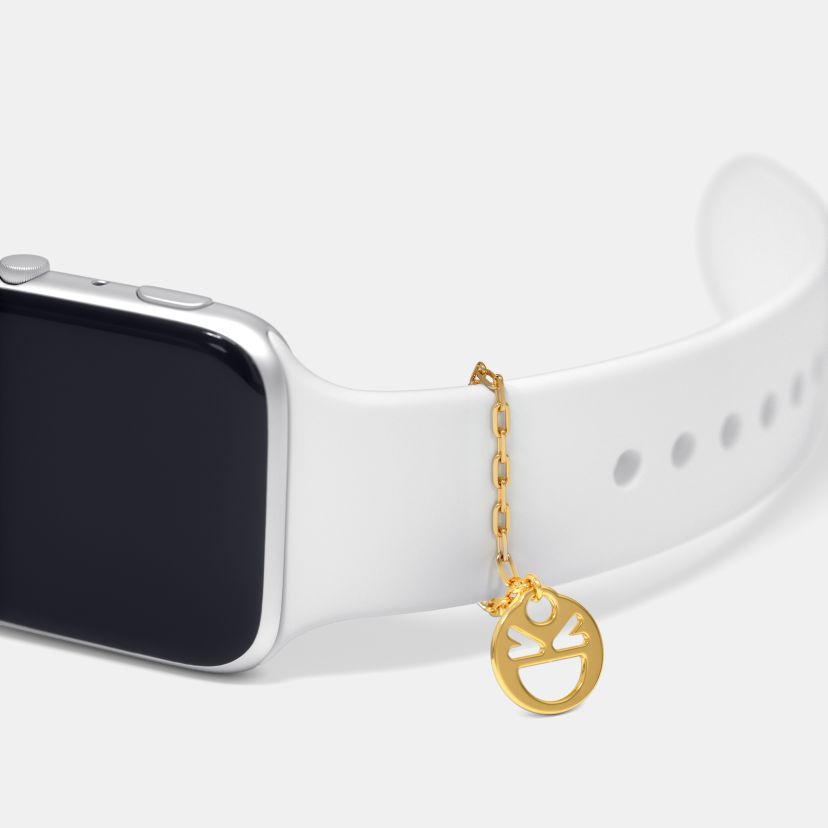 The Squinting Emoji Watch Charm - image 1