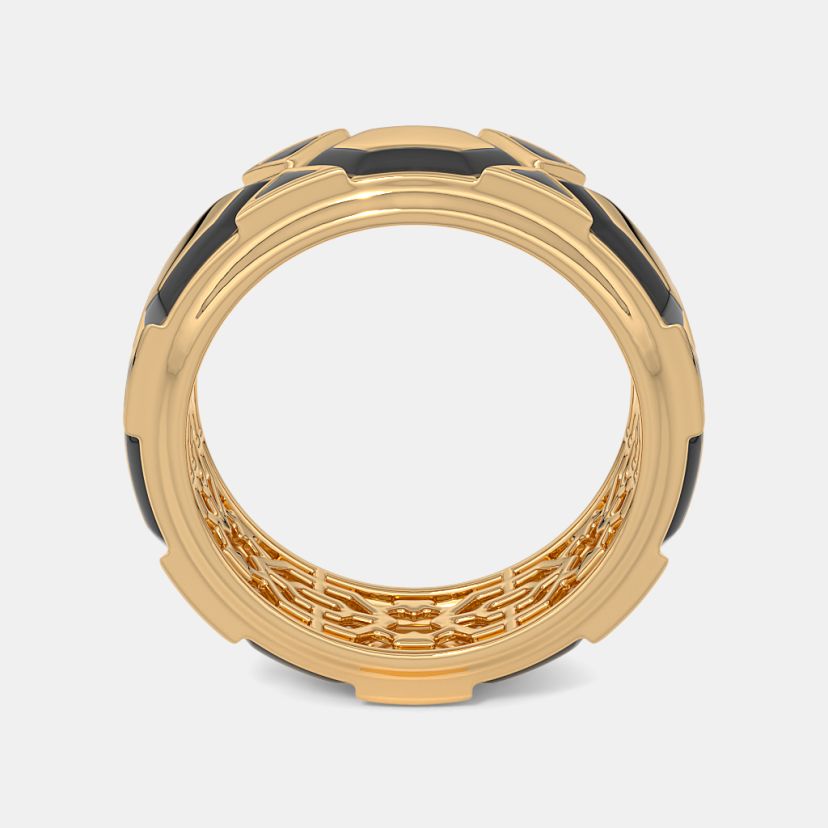 The Geo Frame Band Ring For Him - image 6