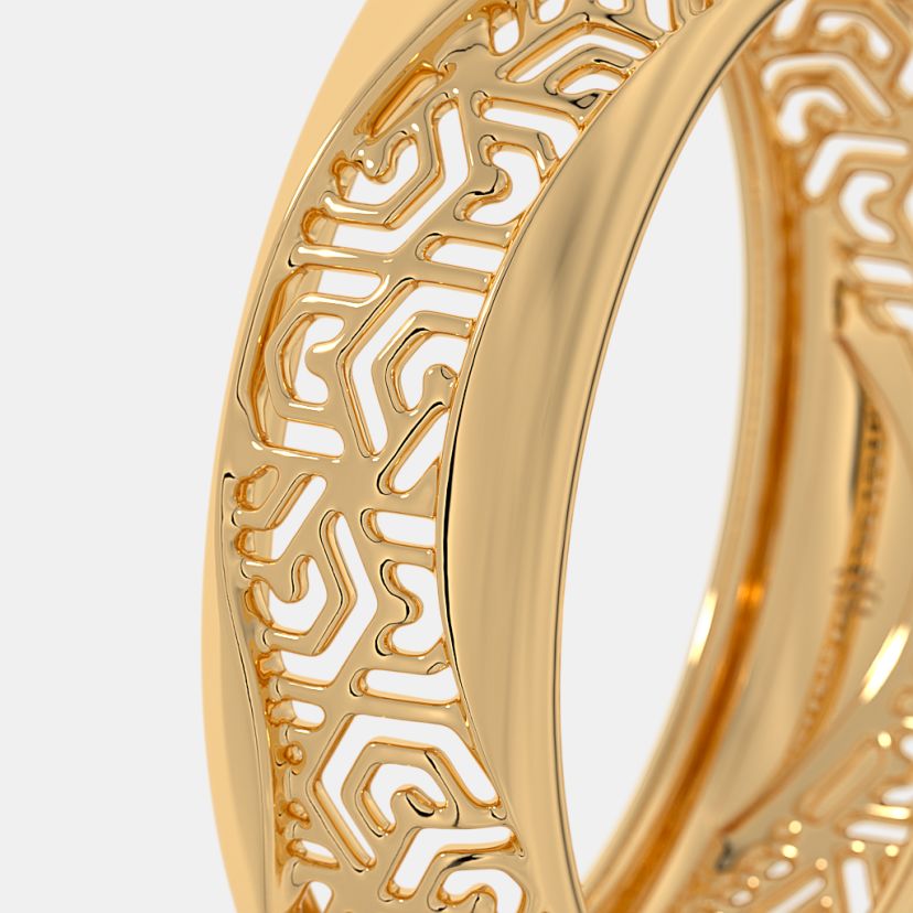 The Ligne Band Ring For Him - image 4