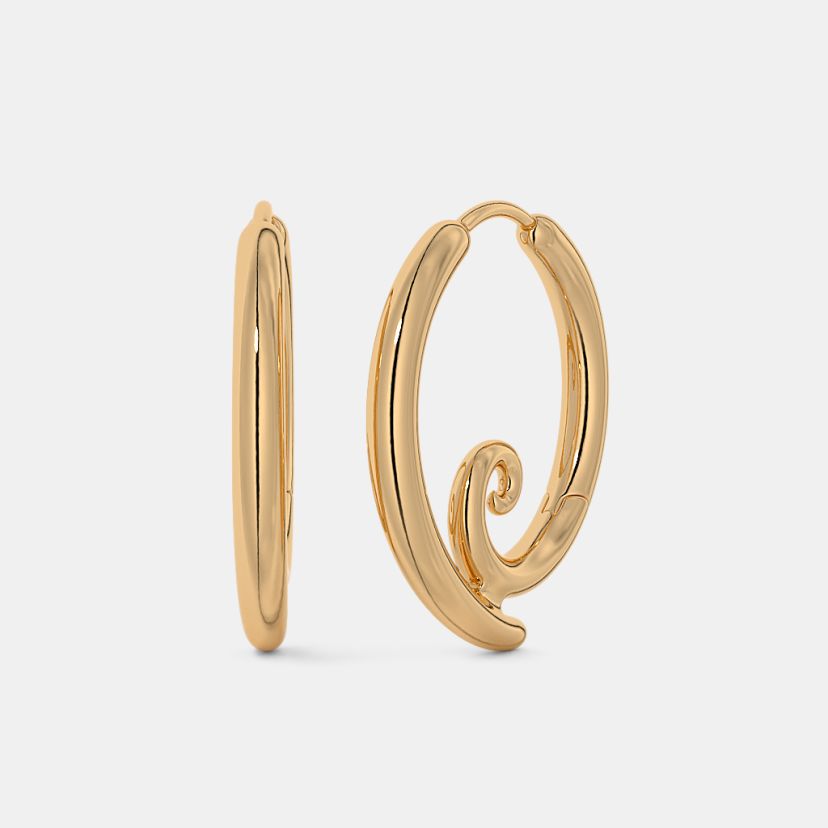 The Evola Hoop Earrings - image 1