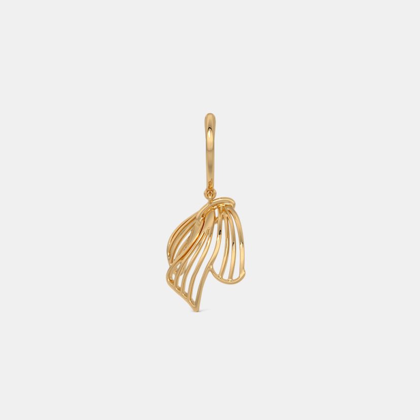 The Vertra Dangle Hoop Earrings - image 4