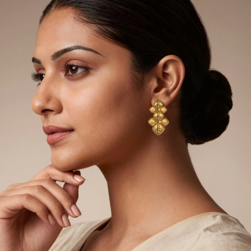 The Goldive Dangler Earrings - image 3