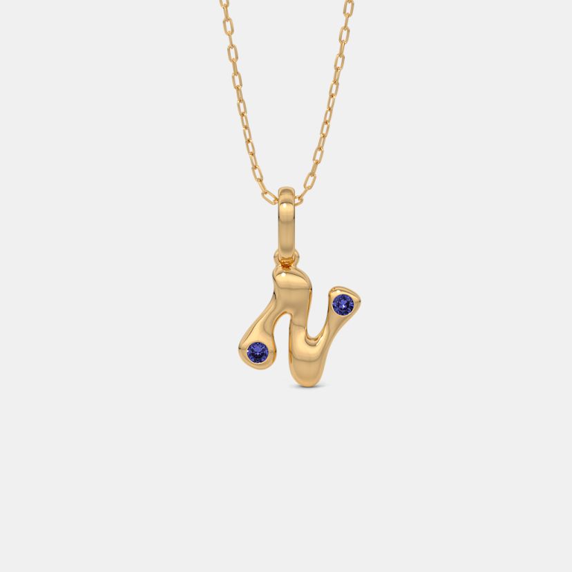 The Nomia N Initial Pendant - image 5