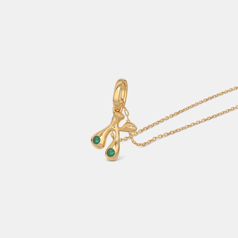 The Kenza K Initial Pendant - image 1