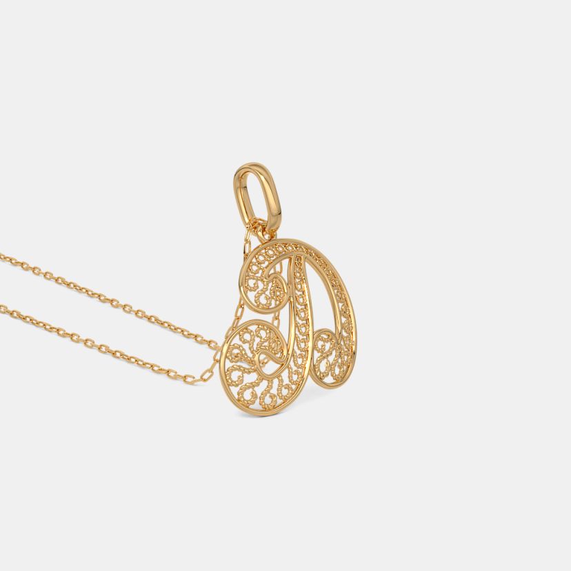 The Oryssa D Initial Pendant - image 7