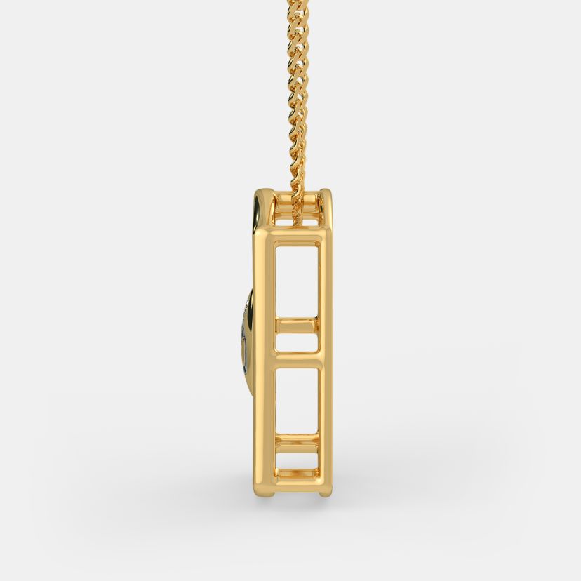 The Om Sutra Pendant - Angle View 1